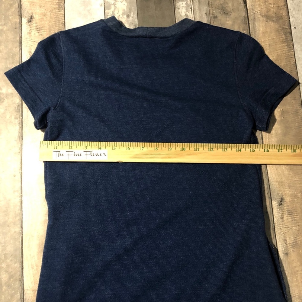 North Face Blue Sweatshirt / T-shirt Shift Dress - Picture 5 of 8